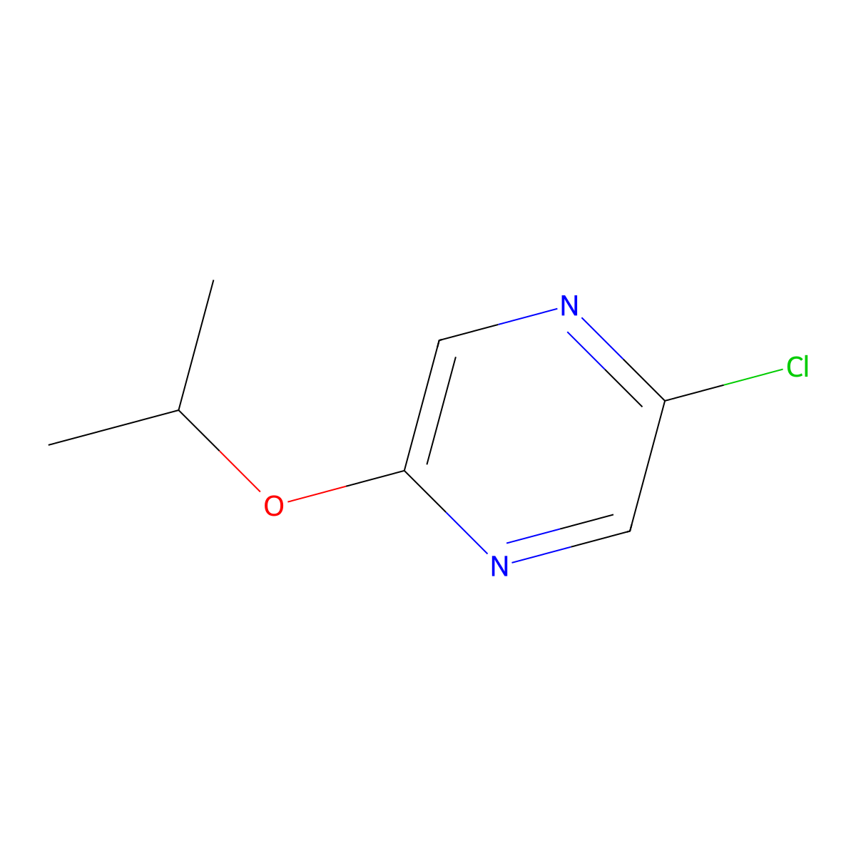 2-Chloro-5-isopropoxypyrazine molecular structure, CAS 1081522-65-7