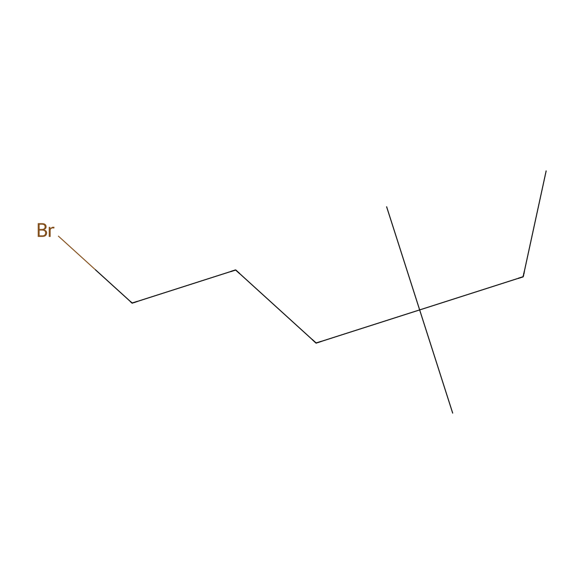 1-Bromo-4,4-dimethylhexane molecular structure, CAS 1081531-98-7
