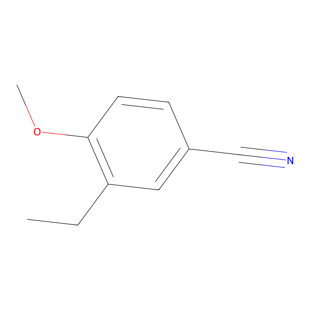 3-Ethyl-4-methoxybenzonitrile molecular structure, CAS 1081546-44-2