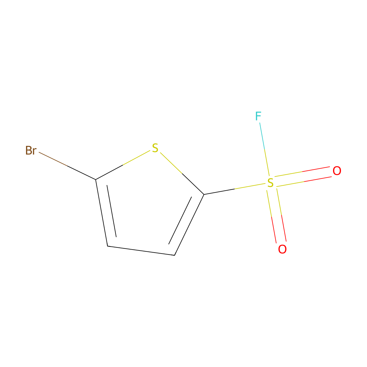 5-Bromothiophene-2-sulfonyl fluoride molecular structure, CAS 108158-00-5