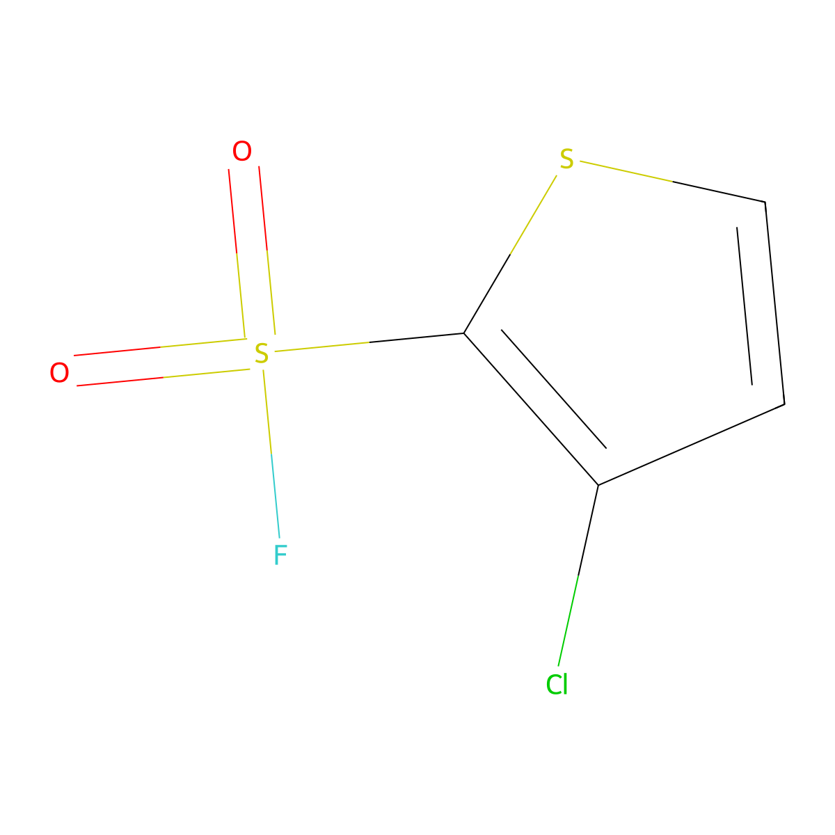 3-Chlorothiophene-2-sulfonyl fluoride molecular structure, CAS 108158-04-9