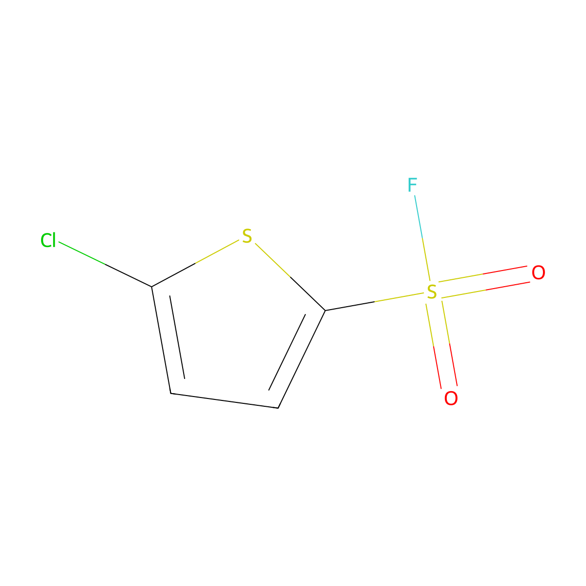5-Chlorothiophene-2-sulfonyl fluoride molecular structure, CAS 108158-05-0