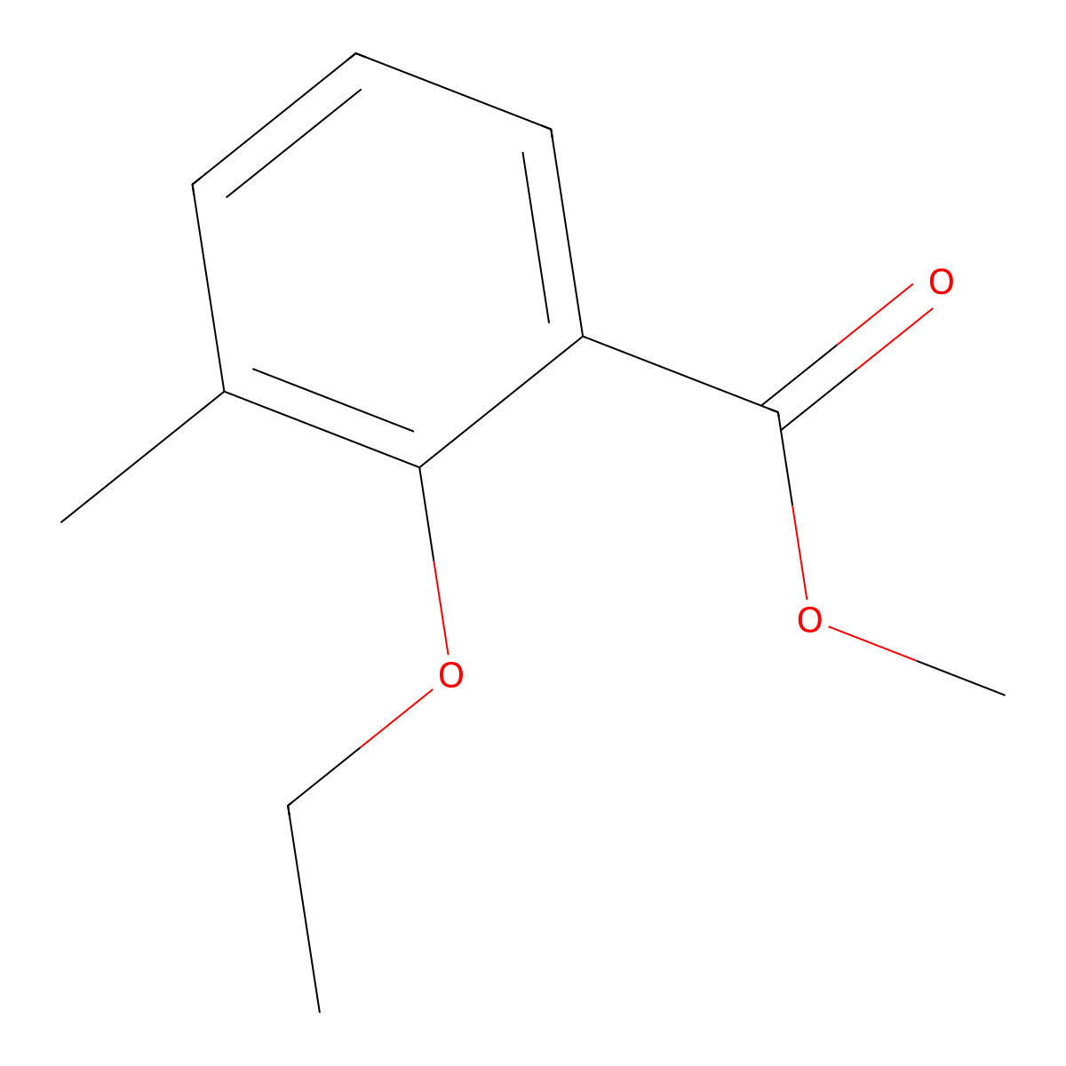 Methyl 2-ethoxy-3-methylbenzoate molecular structure, CAS 1081812-03-4