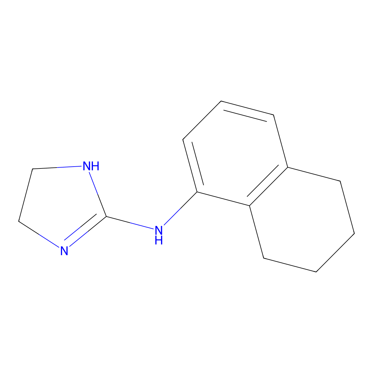 Tramazoline molecular structure, CAS 1082-57-1