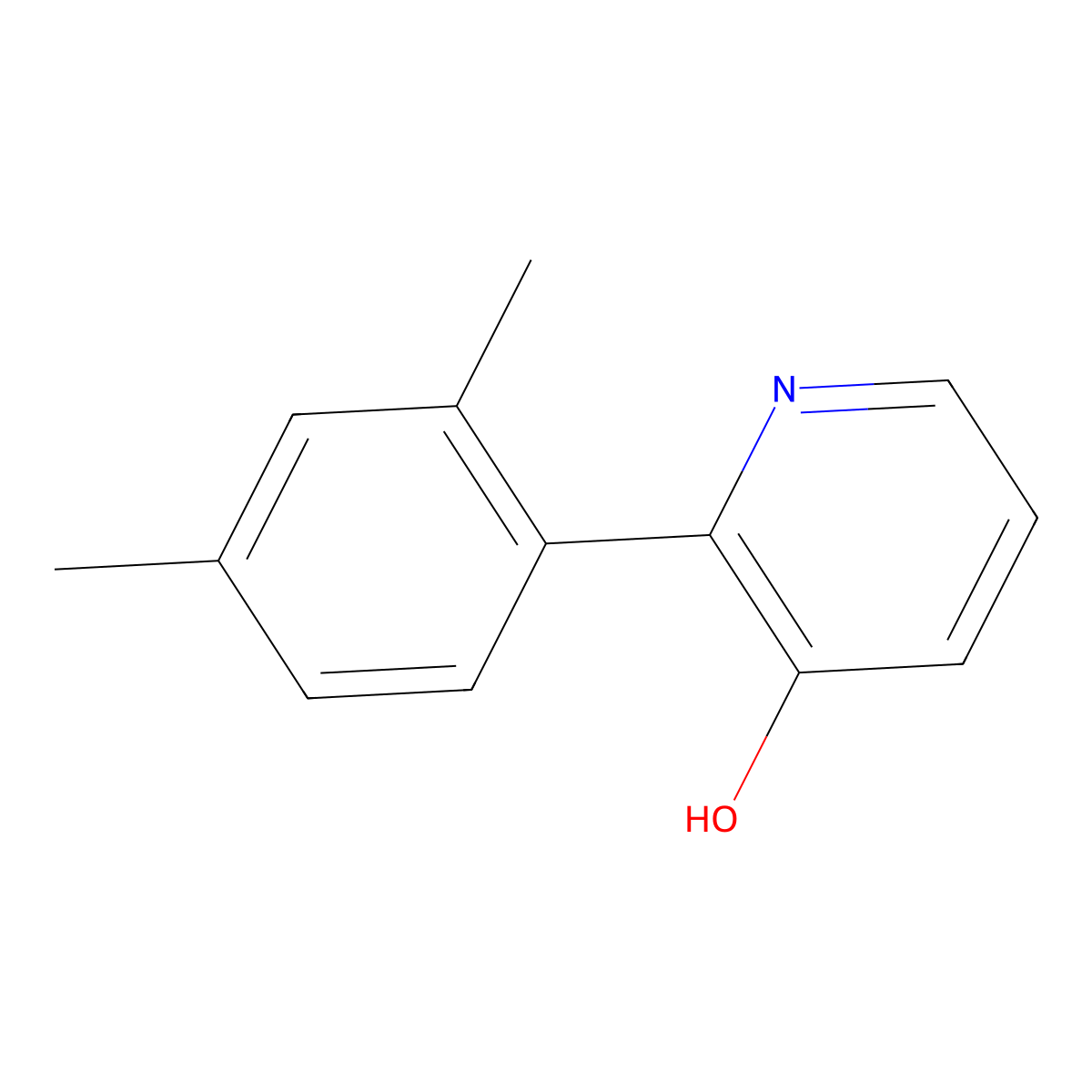 2-(2,4-Dimethylphenyl)pyridin-3-ol molecular structure, CAS 108203-20-9