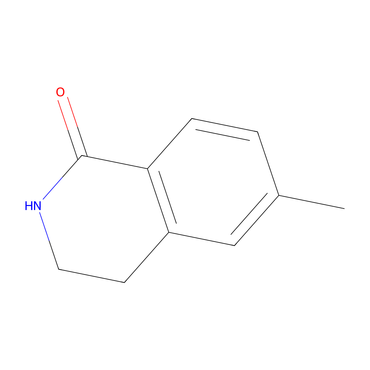 6-Methyl-3,4-dihydroisoquinolin-1(2H)-one molecular structure, CAS 1082041-78-8