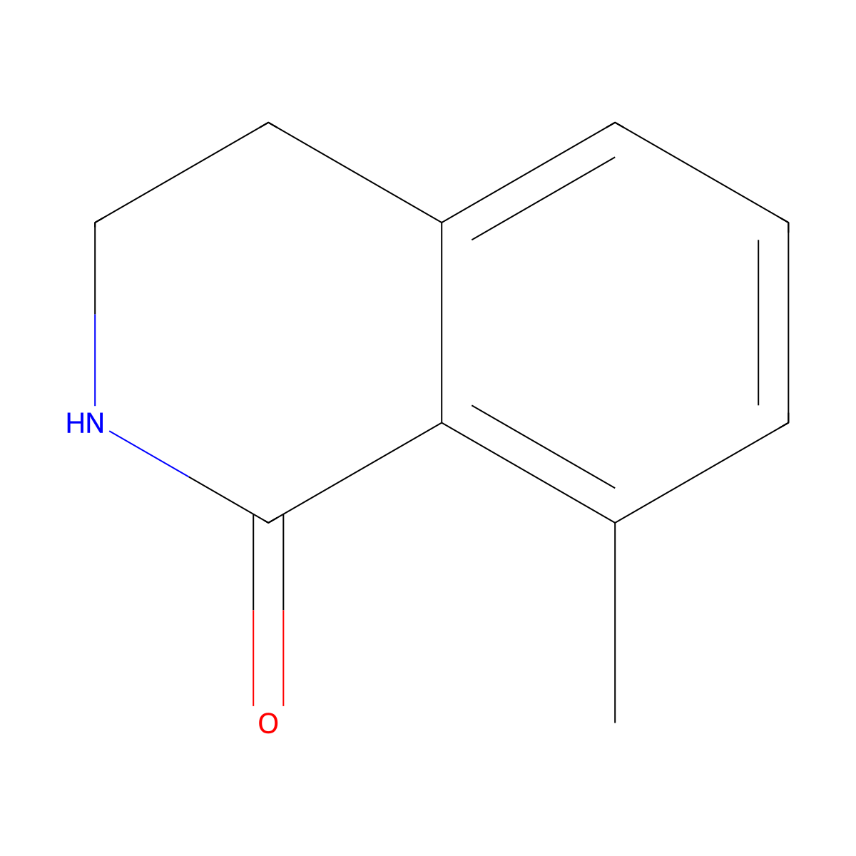 8-Methyl-3,4-dihydroisoquinolin-1(2H)-one molecular structure, CAS 1082041-79-9