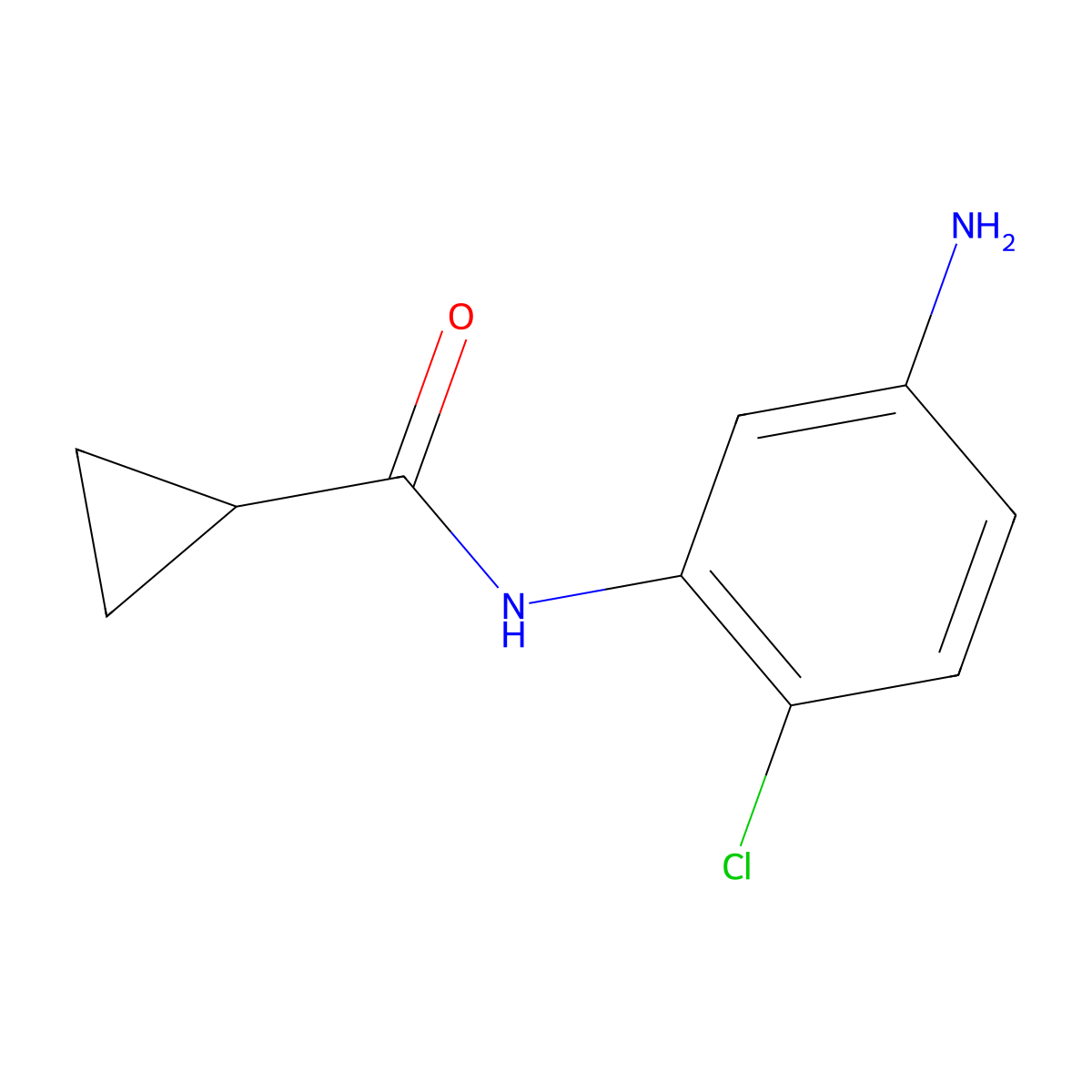 N-(5-Amino-2-chlorophenyl)cyclopropanecarboxamide molecular structure, CAS 1082128-59-3