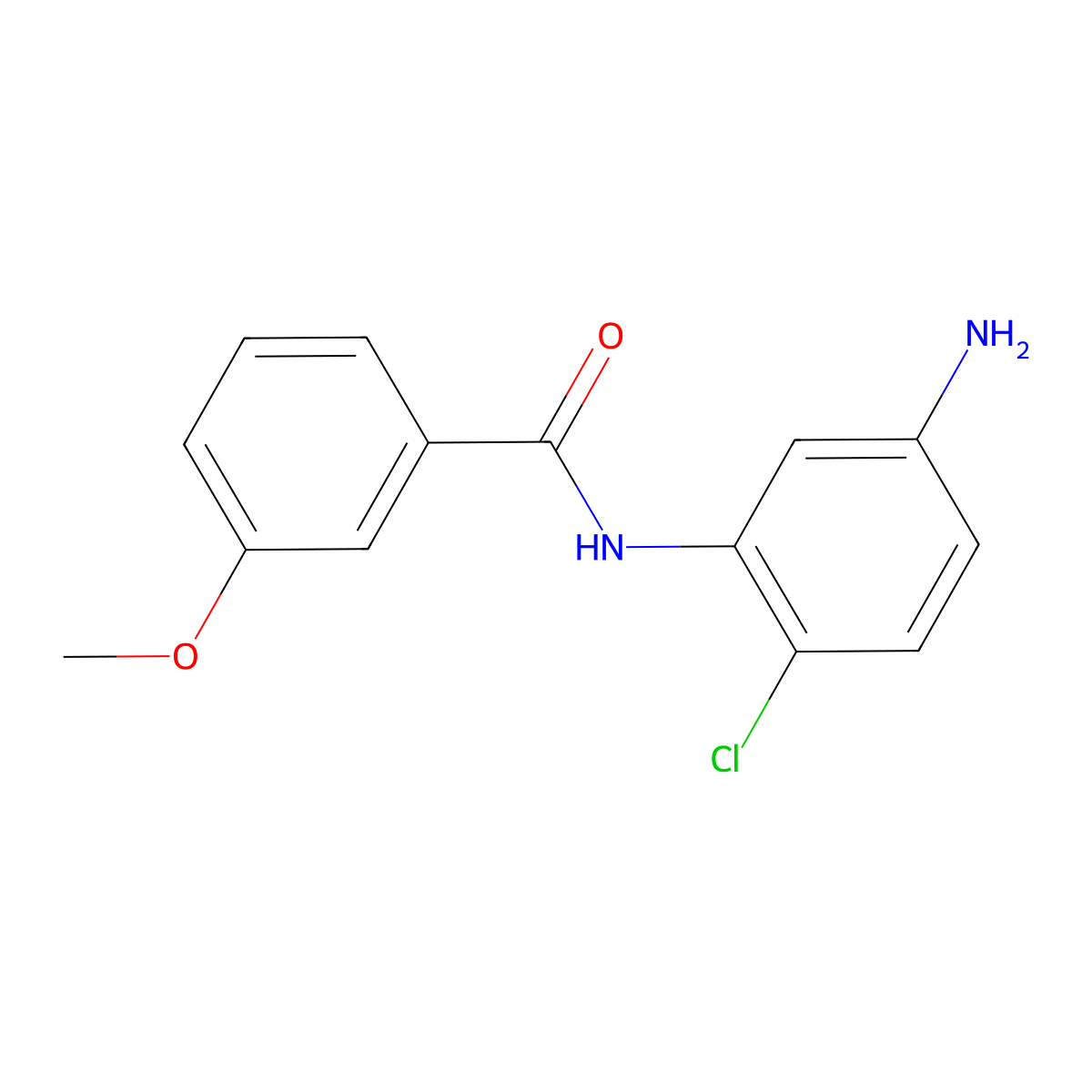 N-(5-Amino-2-chlorophenyl)-3-methoxybenzamide molecular structure, CAS 1082129-12-1