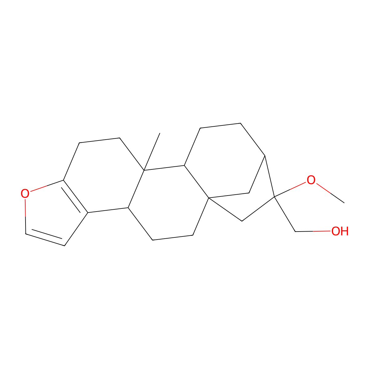 16-O-Methylcafestol molecular structure, CAS 108214-28-4