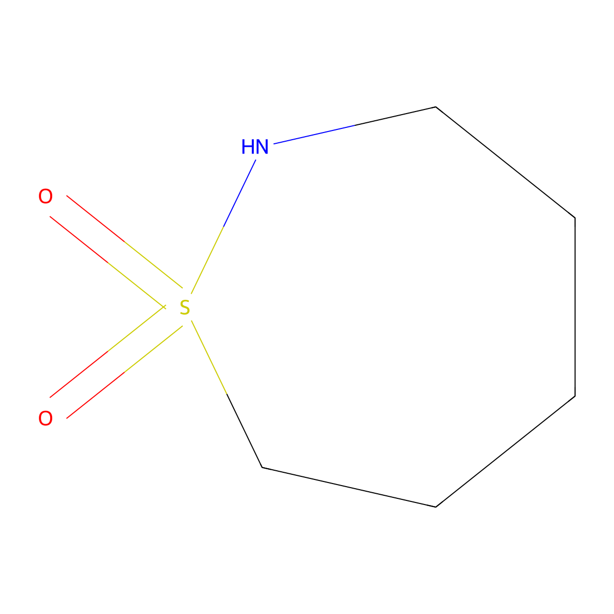 1lambda6,2-Thiazepane-1,1-dione molecular structure, CAS 108214-54-6
