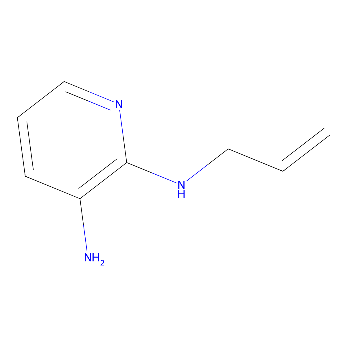 N2-Allyl-2,3-pyridinediamine molecular structure, CAS 1082155-17-6