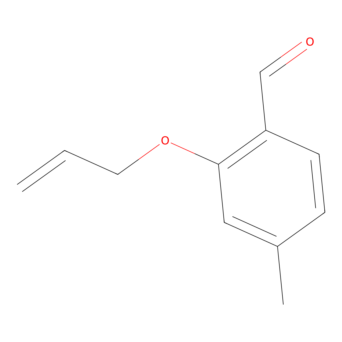 2-(Allyloxy)-4-methylbenzaldehyde molecular structure, CAS 1082192-06-0