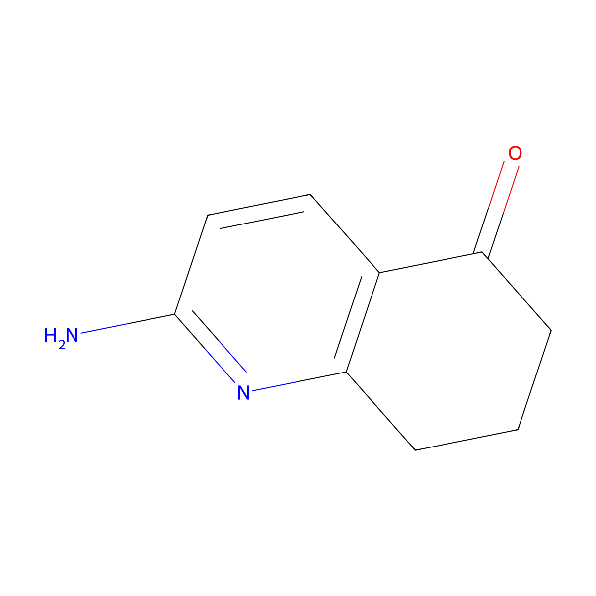 2-Amino-5,6,7,8-tetrahydroquinolin-5-one molecular structure, CAS 1082192-52-6