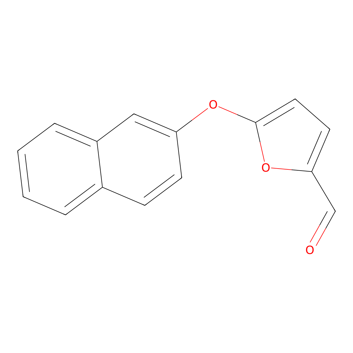 5-(Naphthalen-2-yloxy)furan-2-carbaldehyde molecular structure, CAS 1082195-63-8