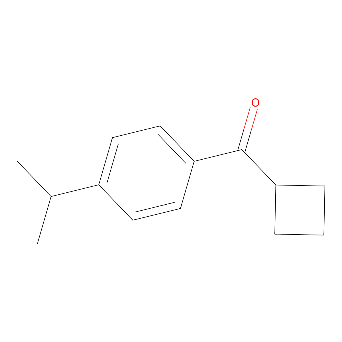 Cyclobutyl(4-isopropylphenyl)methanone molecular structure, CAS 1082334-98-2