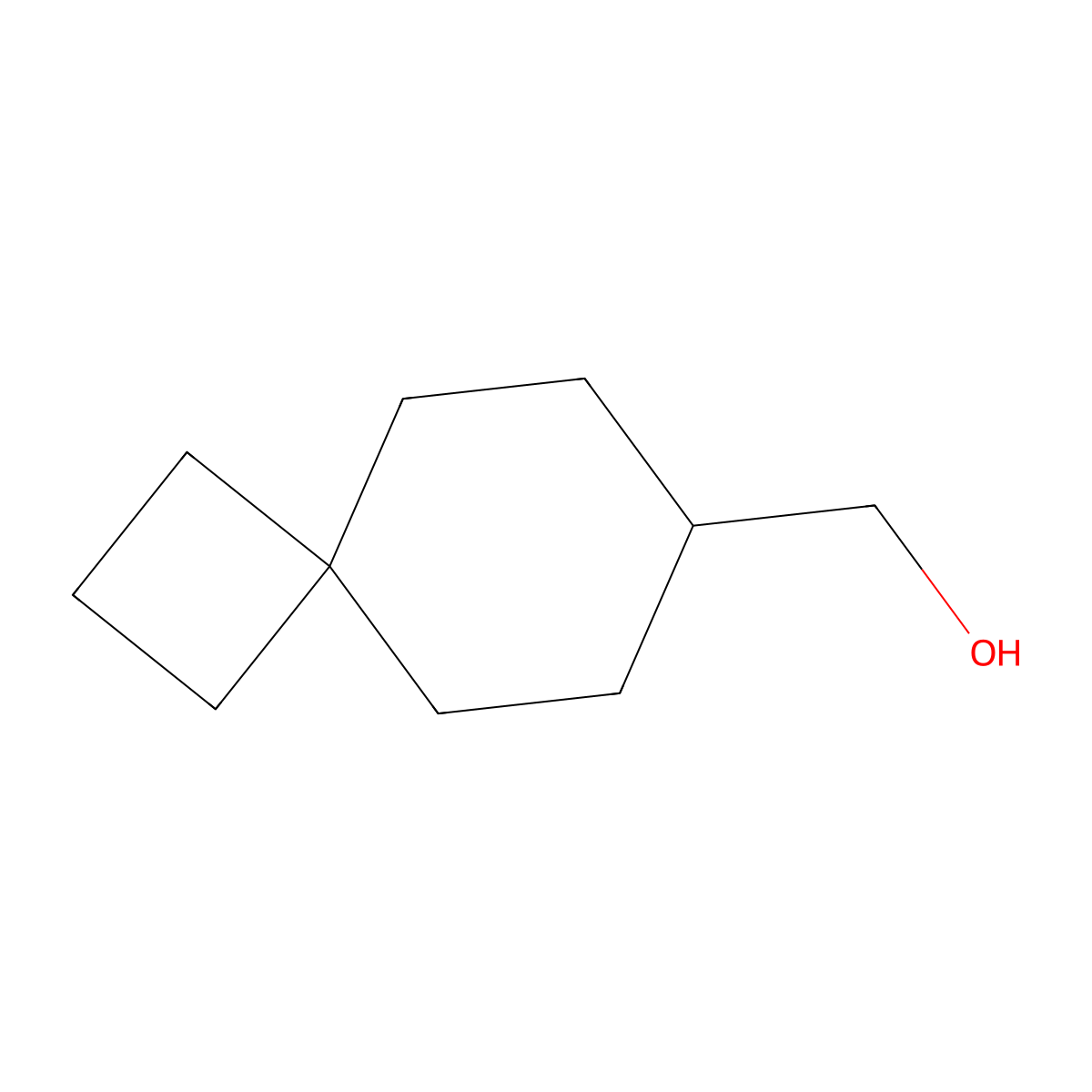 Spiro[3.5]nonan-7-ylmethanol molecular structure, CAS 1082373-80-5