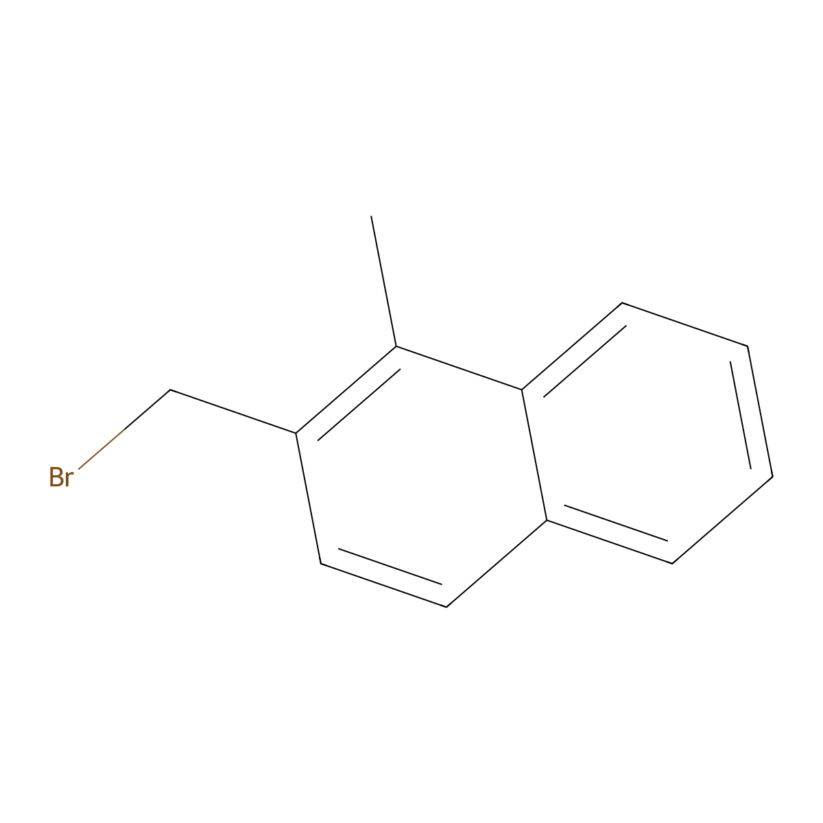 2-(Bromomethyl)-1-methylnaphthalene molecular structure, CAS 108238-10-4