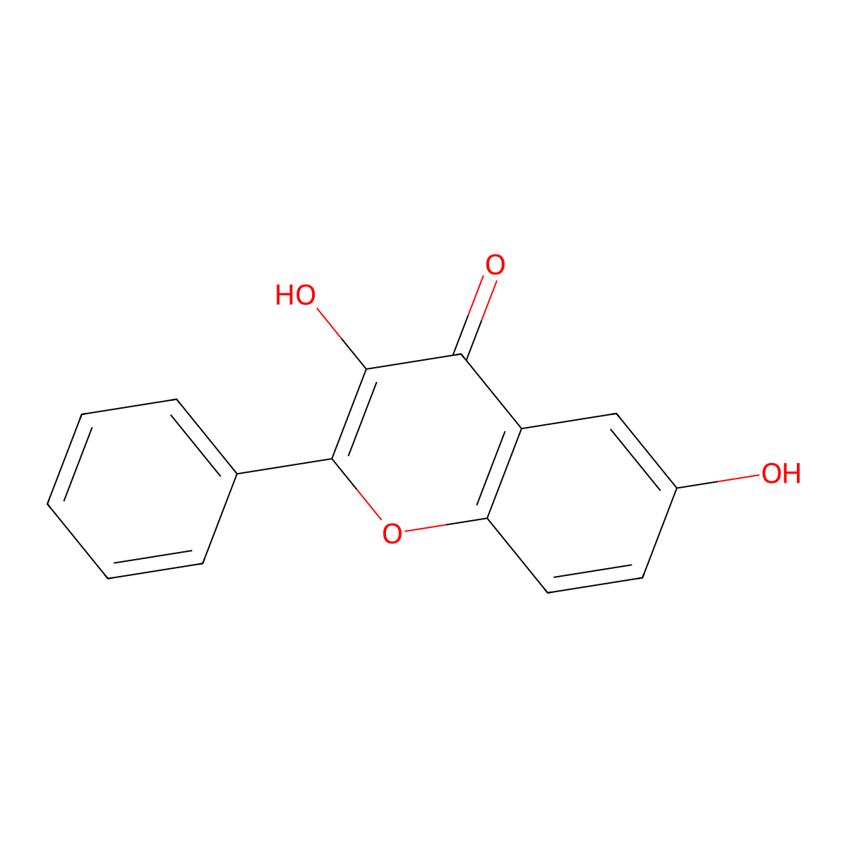 3,6-Dihydroxyflavone molecular structure, CAS 108238-41-1