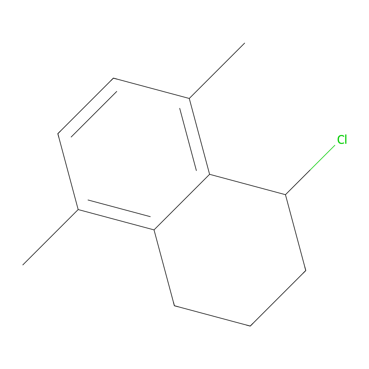 1-Chloro-5,8-dimethyl-1,2,3,4-tetrahydronaphthalene molecular structure, CAS 1082399-52-7