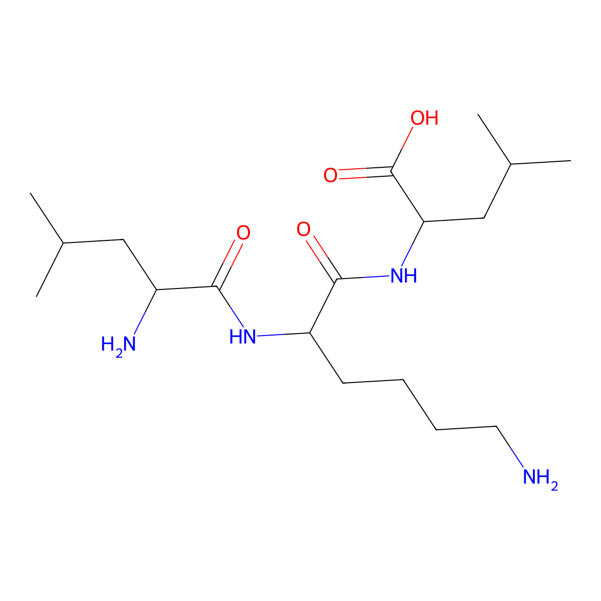 H-Leu-Lys-Leu-OH molecular structure, CAS 108241-43-6