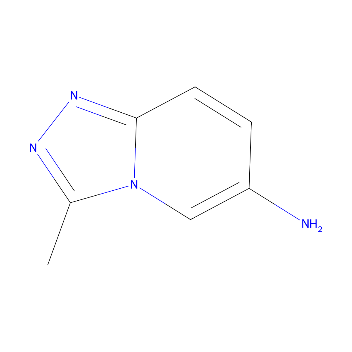 3-Methyl-[1,2,4]triazolo[4,3-a]pyridin-6-amine molecular structure, CAS 1082428-27-0