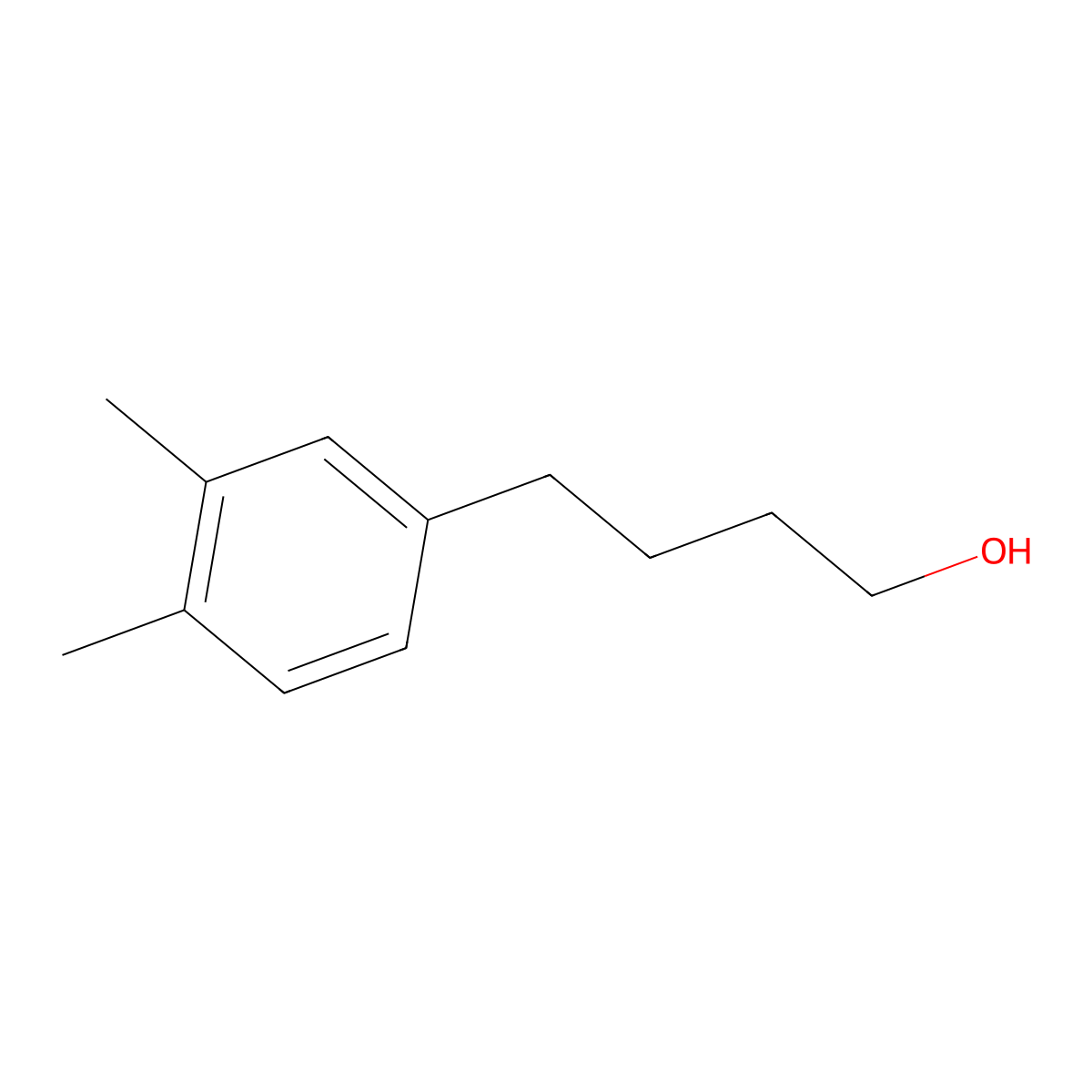 4-(3,4-Dimethylphenyl)butan-1-ol molecular structure, CAS 1082435-12-8