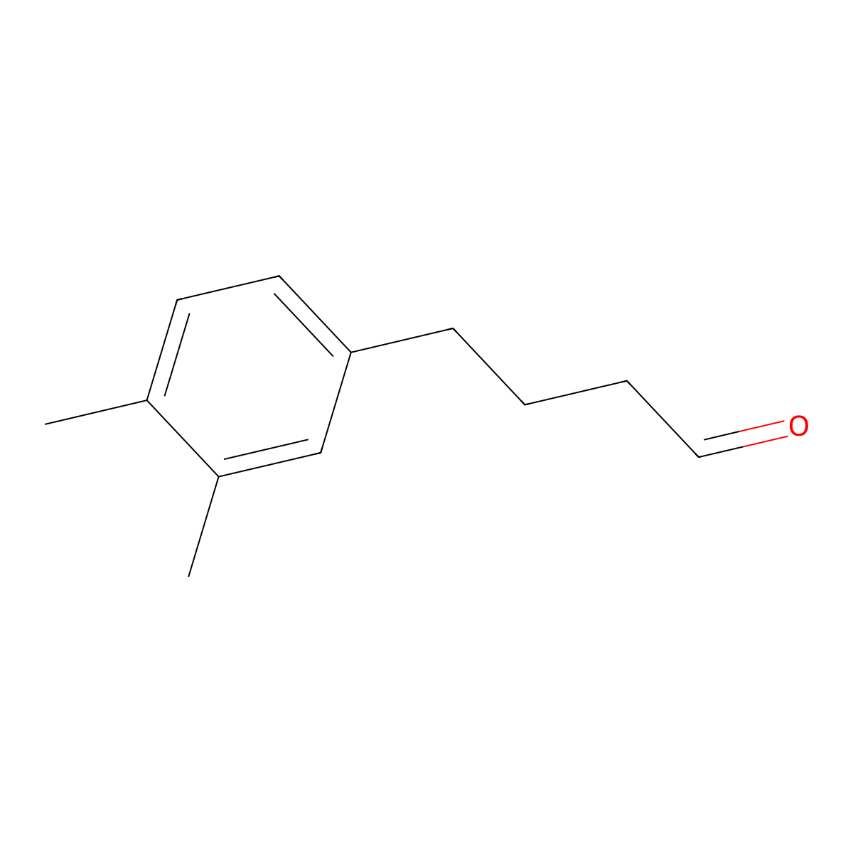 4-(3,4-Dimethylphenyl)butanal molecular structure, CAS 1082435-13-9