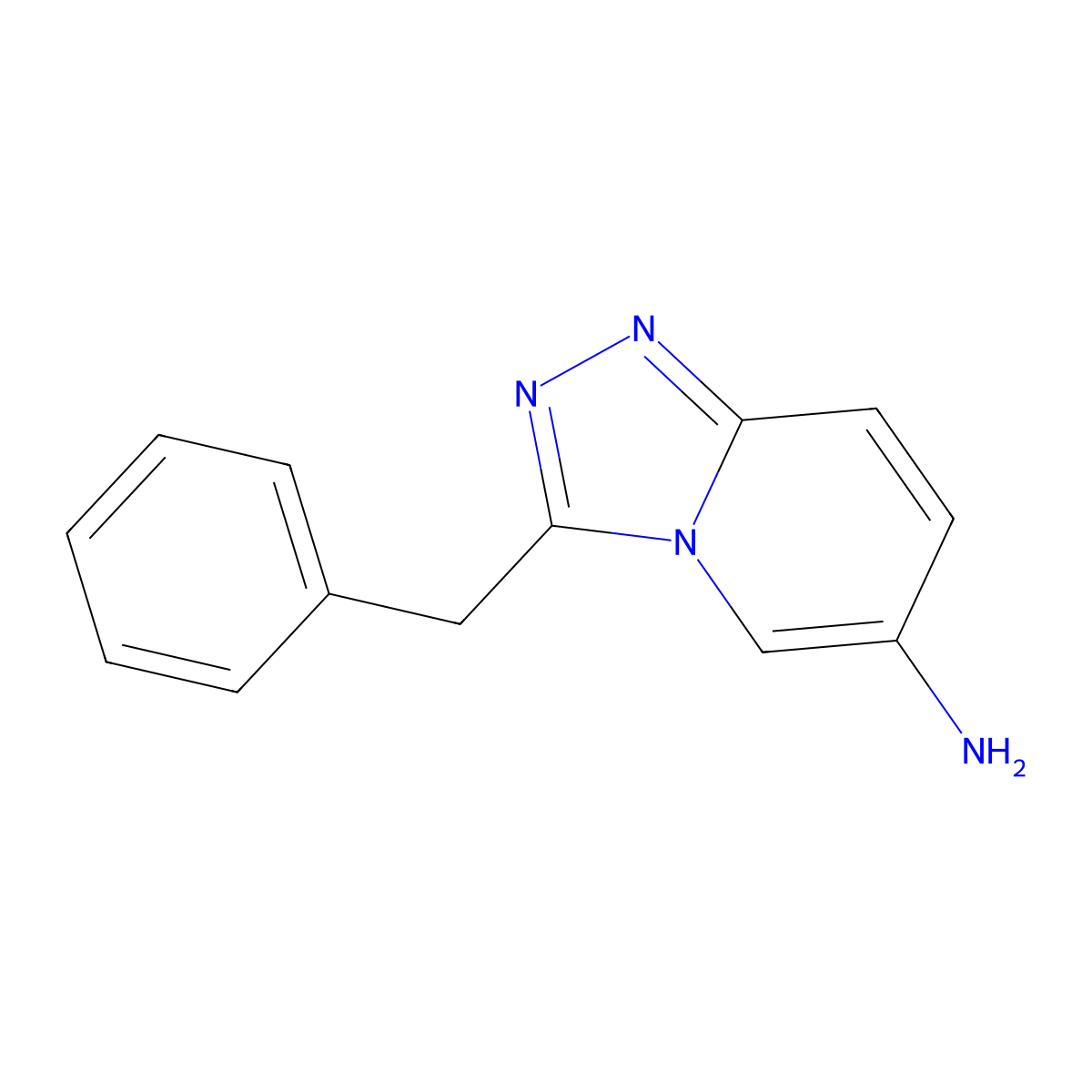 3-Benzyl-[1,2,4]triazolo[4,3-a]pyridin-6-amine molecular structure, CAS 1082472-05-6