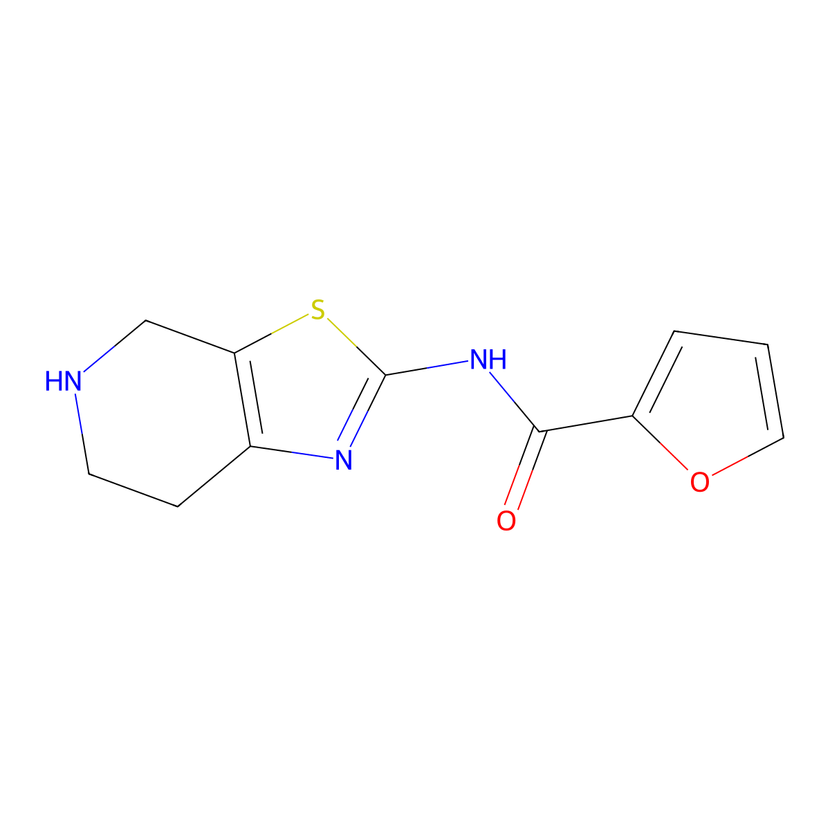 N-(4,5,6,7-Tetrahydrothiazolo[5,4-c]pyridin-2-yl)furan-2-carboxamide molecular structure, CAS 1082491-76-6