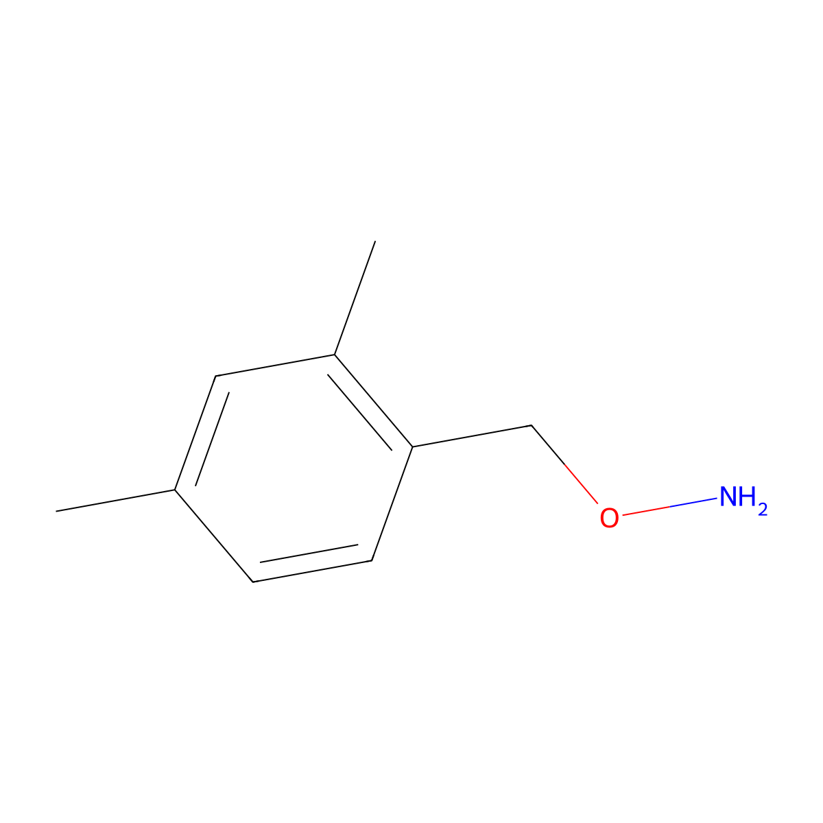 O-(2,4-Dimethylbenzyl)hydroxylamine molecular structure, CAS 1082505-50-7