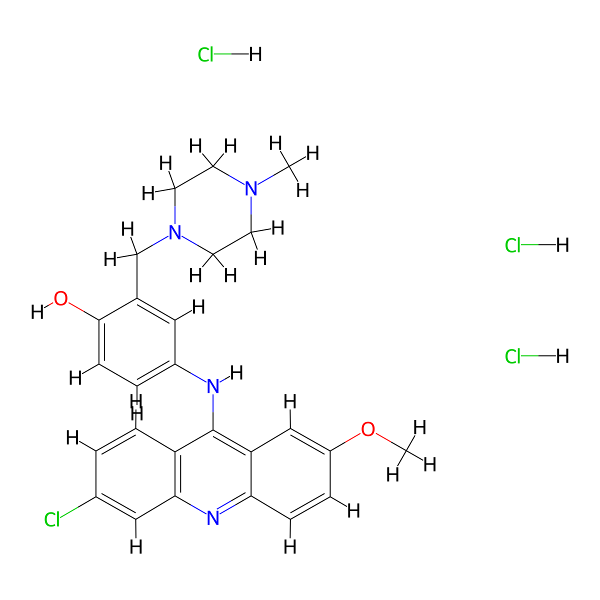 HM03 (trihydrochloride) molecular structure, CAS 1082532-95-3
