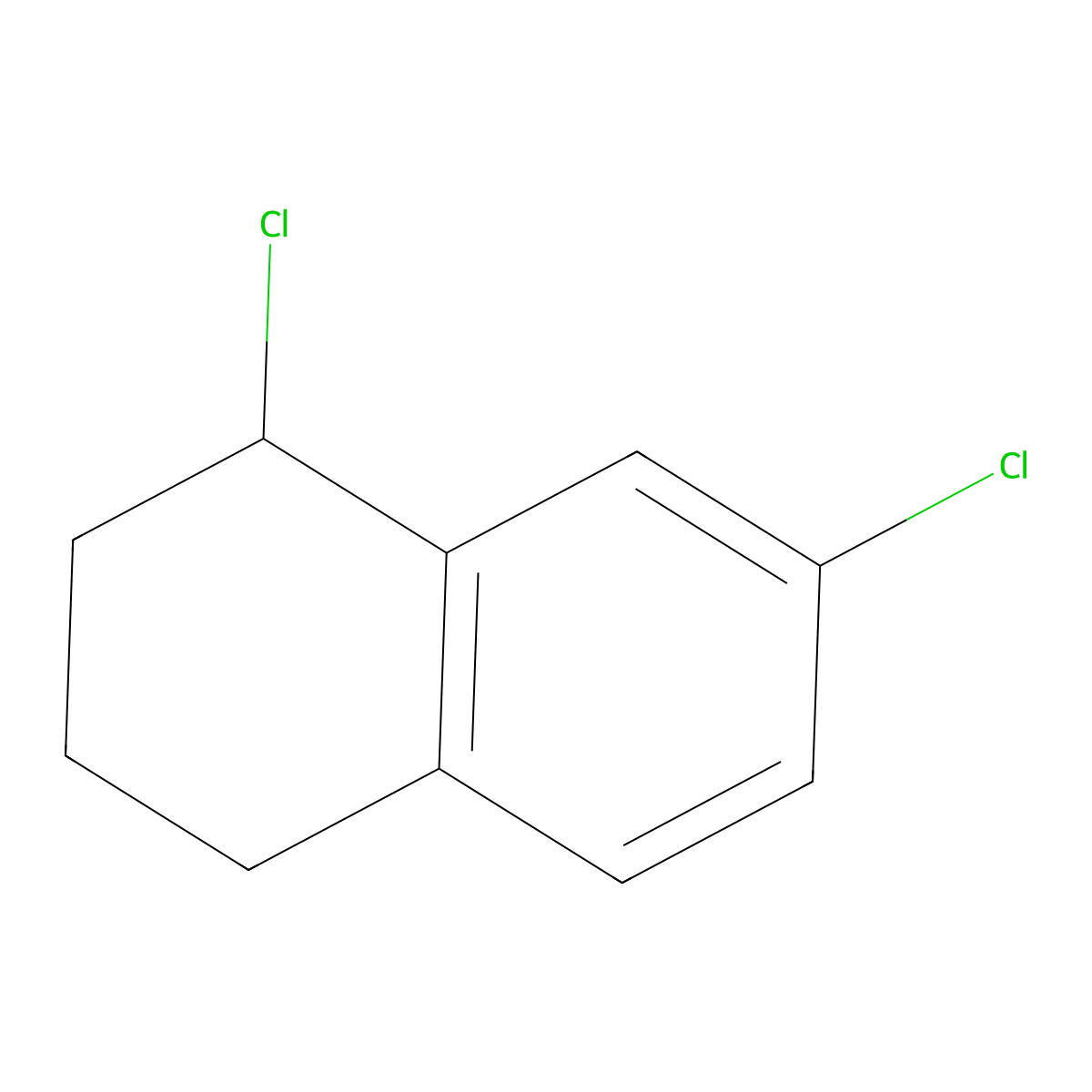 1,7-Dichloro-1,2,3,4-tetrahydronaphthalene molecular structure, CAS 1082562-88-6