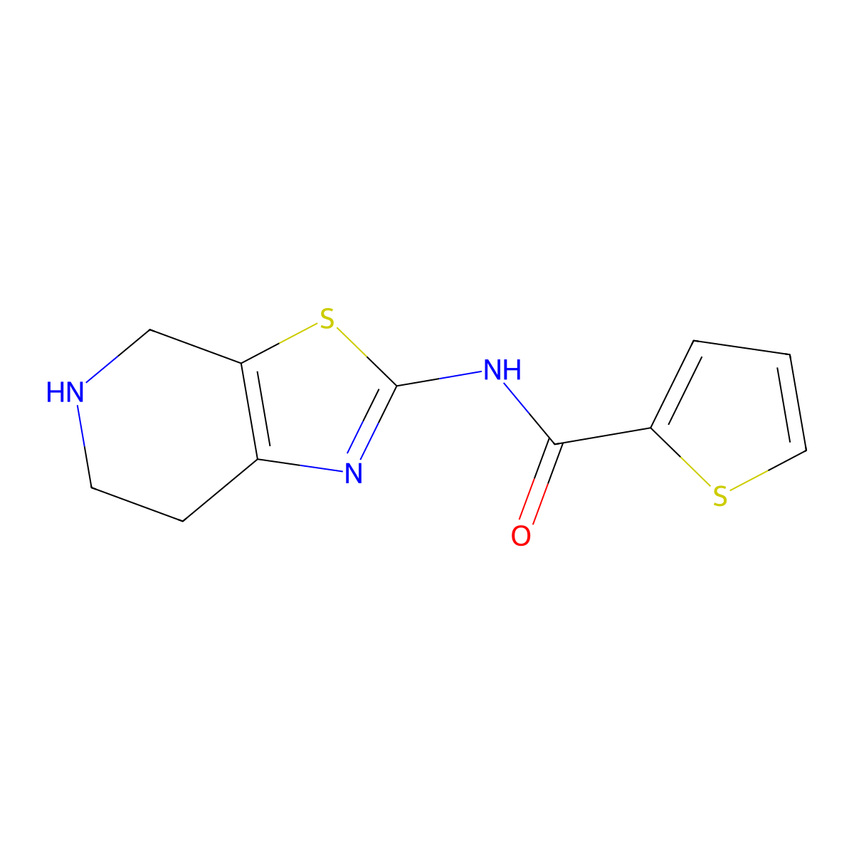n-(4,5,6,7-Tetrahydrothiazolo[5,4-c]pyridin-2-yl)thiophene-2-carboxamide molecular structure, CAS 1082576-98-4