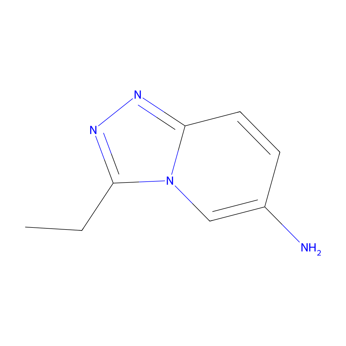 3-Ethyl-[1,2,4]triazolo[4,3-a]pyridin-6-amine molecular structure, CAS 1082594-12-4