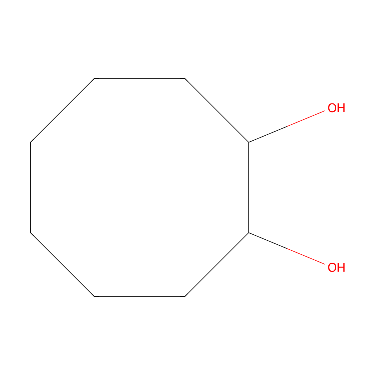 trans-1,2-Cyclooctanediol molecular structure, CAS 108268-29-7