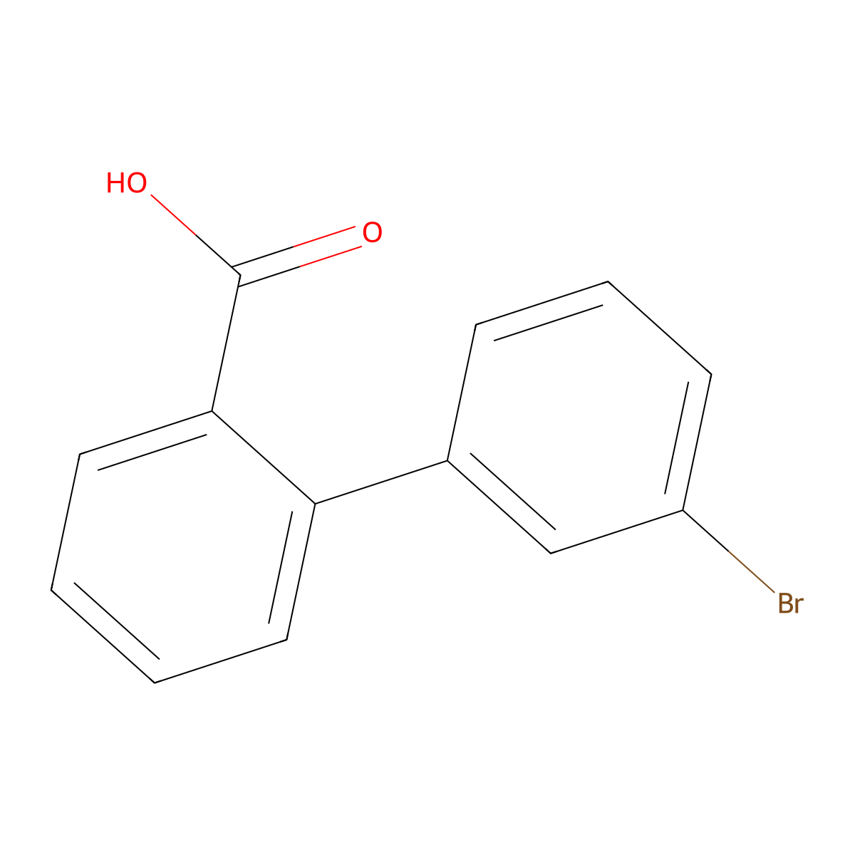 2-(3-Bromophenyl)benzoic acid molecular structure, CAS 1082710-52-8