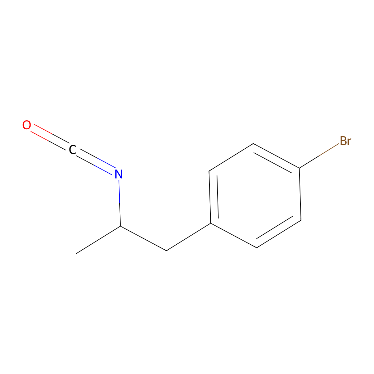 1-Bromo-4-(2-isocyanatopropyl)benzene molecular structure, CAS 1082787-37-8