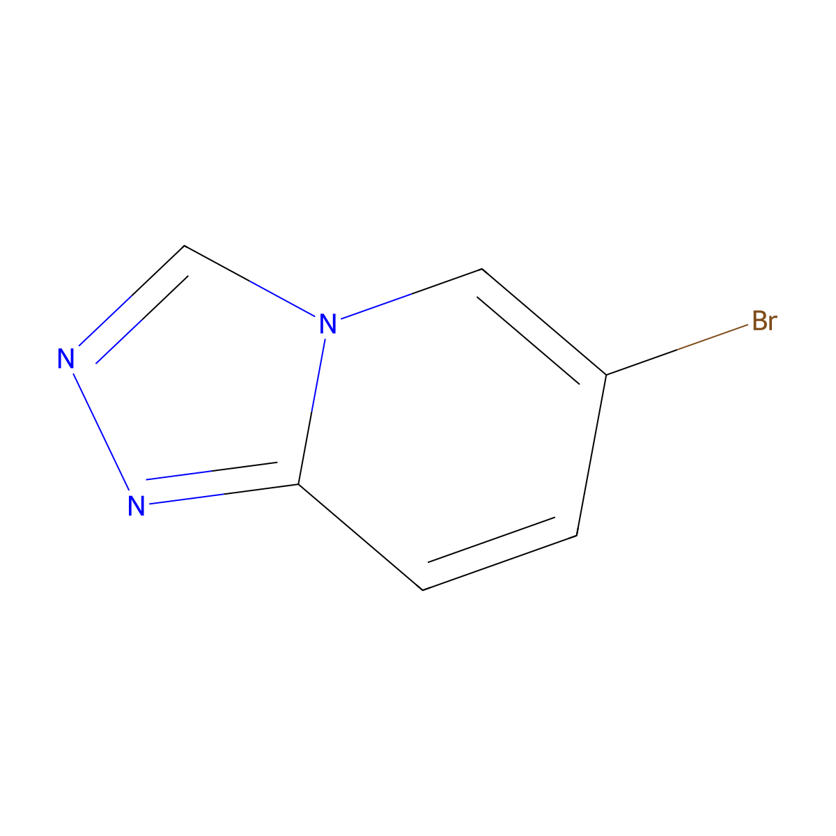 6-Bromo-[1,2,4]triazolo[4,3-a]pyridine molecular structure, CAS 108281-79-4