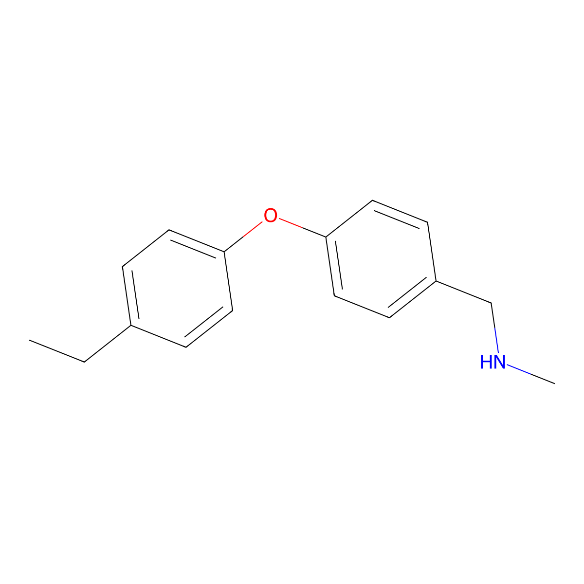 {[4-(4-Ethylphenoxy)phenyl]methyl}(methyl)amine molecular structure, CAS 1082830-83-8