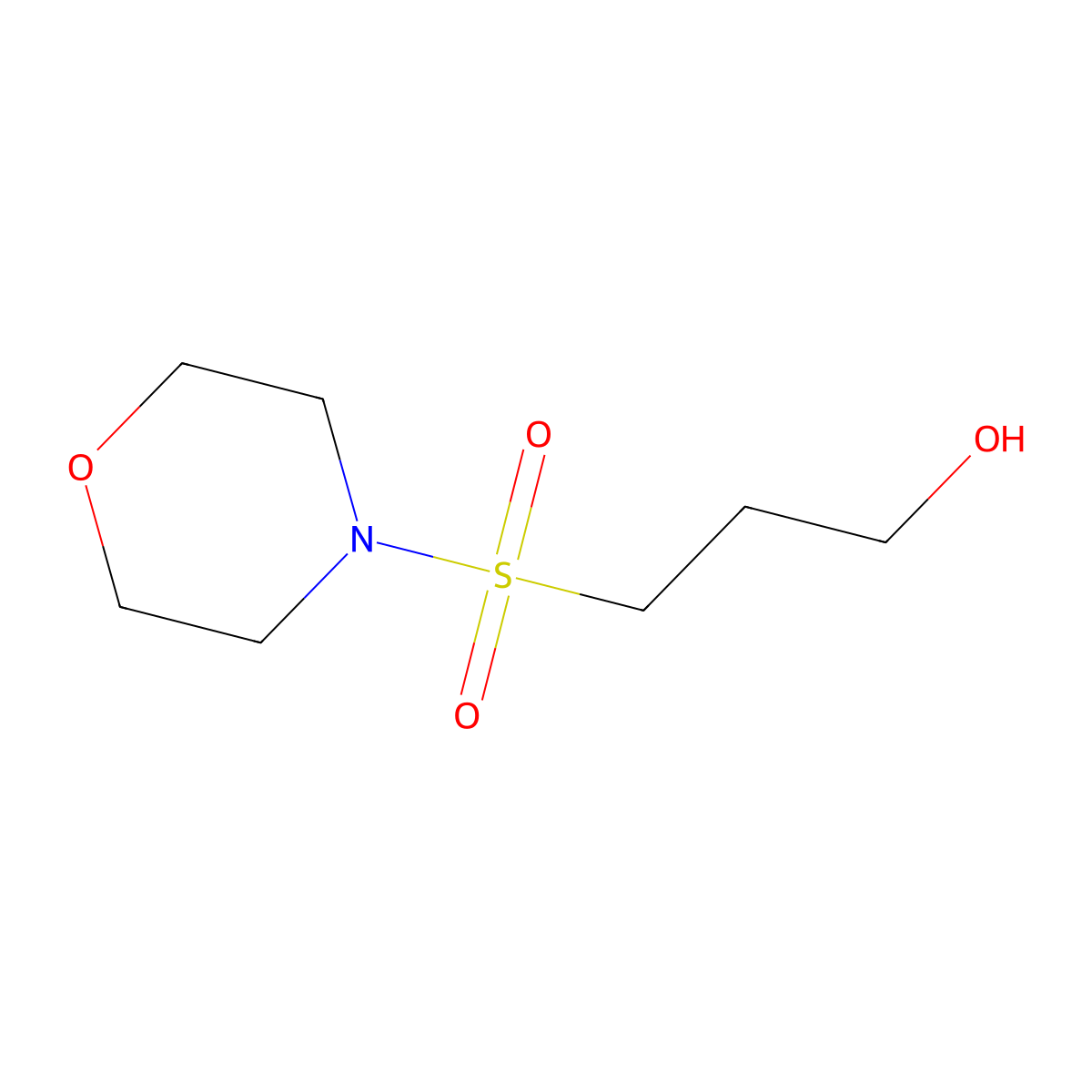 3-(Morpholine-4-sulfonyl)propan-1-ol molecular structure, CAS 1082855-61-5