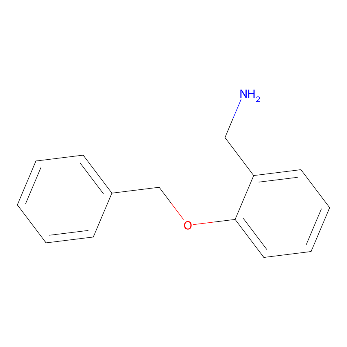 (2-(Benzyloxy)phenyl)methanamine molecular structure, CAS 108289-24-3