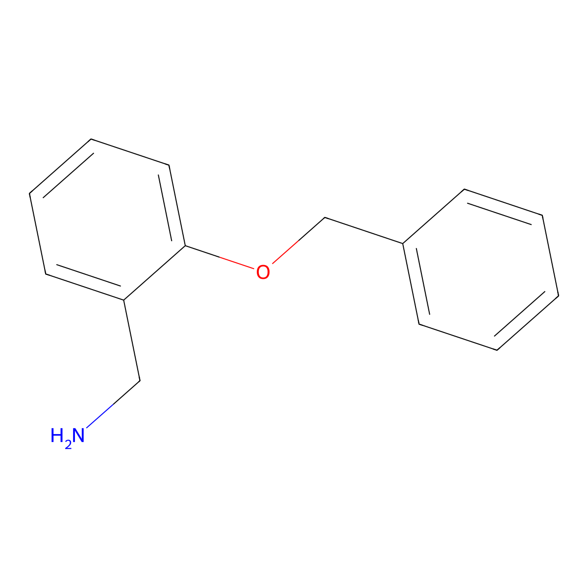 (2-(Benzyloxy)phenyl)methanamine molecular structure, CAS 108289-24-3