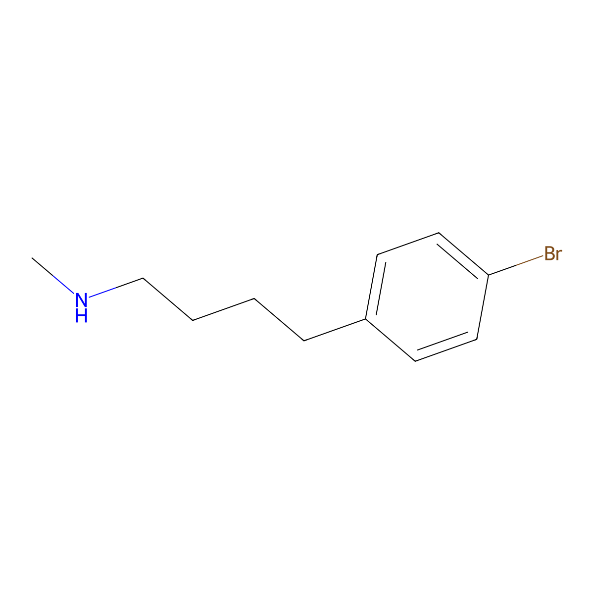 [4-(4-Bromophenyl)butyl](methyl)amine molecular structure, CAS 1082914-27-9