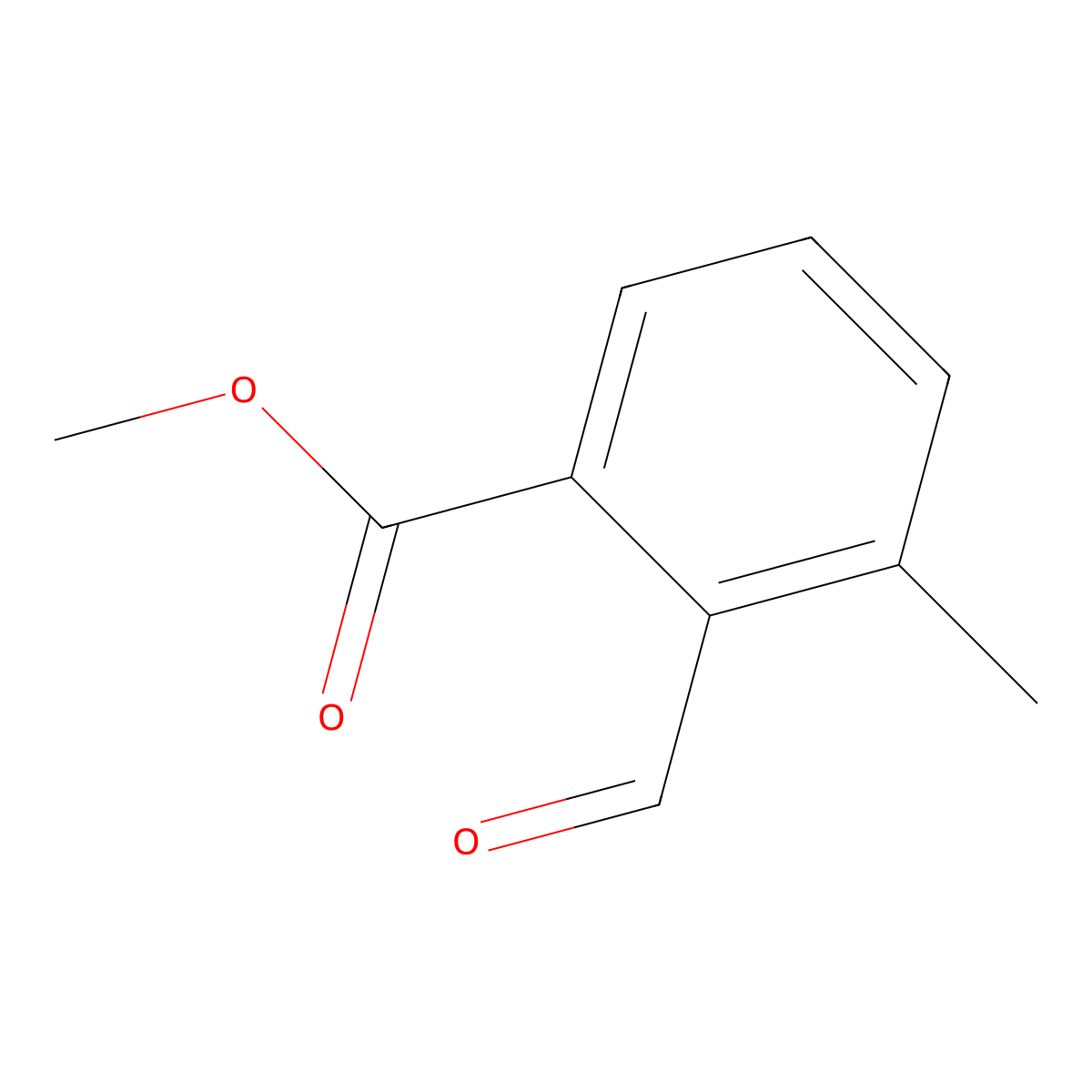 Methyl 2-formyl-3-methylbenzoate molecular structure, CAS 108293-41-0