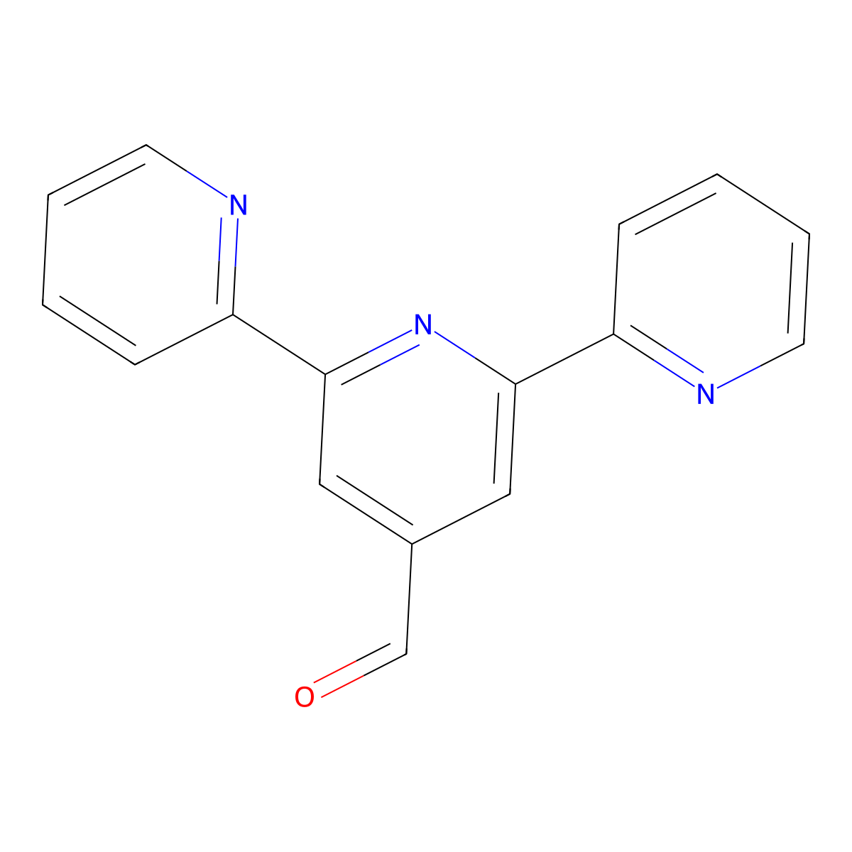 [2,2':6',2''-Terpyridine]-4'-carbaldehyde molecular structure, CAS 108295-45-0