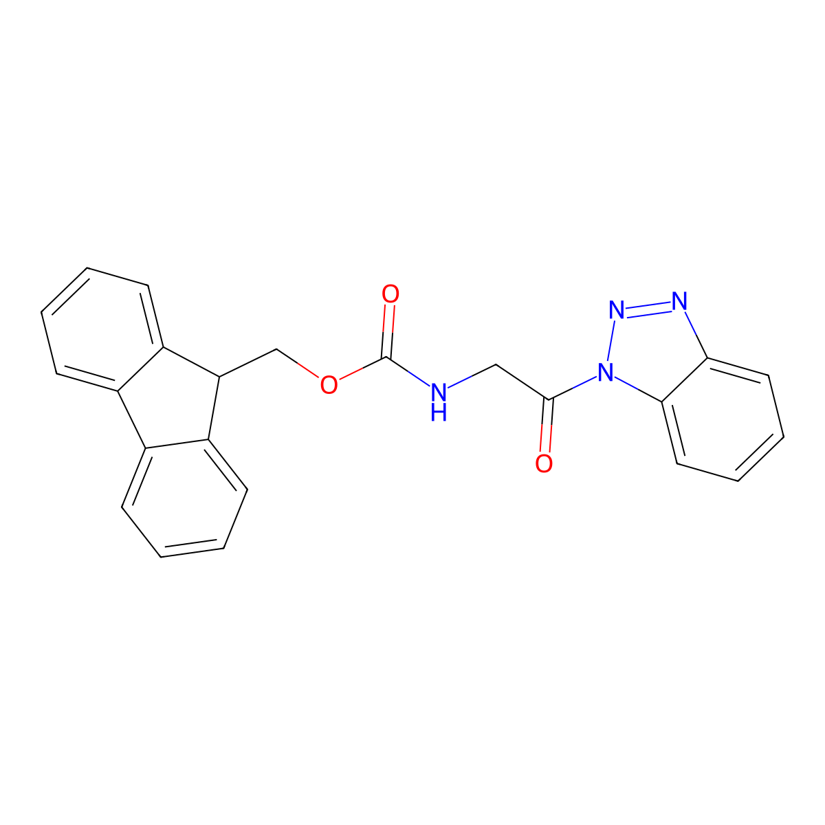 Fmoc-Gly-Bt, 97% molecular structure, CAS 1082989-49-8