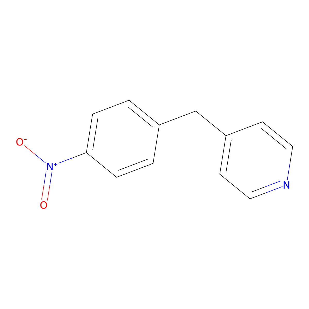 4-(4-Nitrobenzyl)pyridine molecular structure, CAS 1083-48-3
