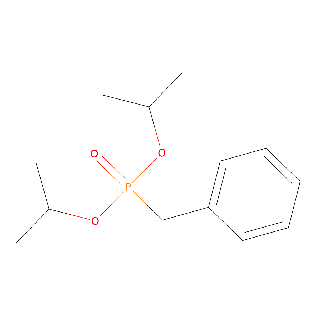 Dipropan-2-yl benzylphosphonate molecular structure, CAS 1083-98-3