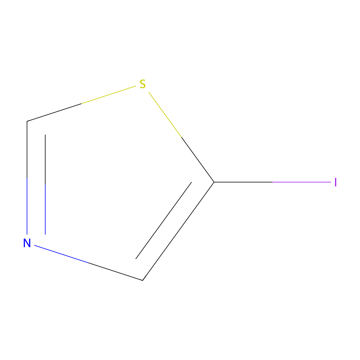 5-Iodo-1,3-thiazole molecular structure, CAS 108306-61-2